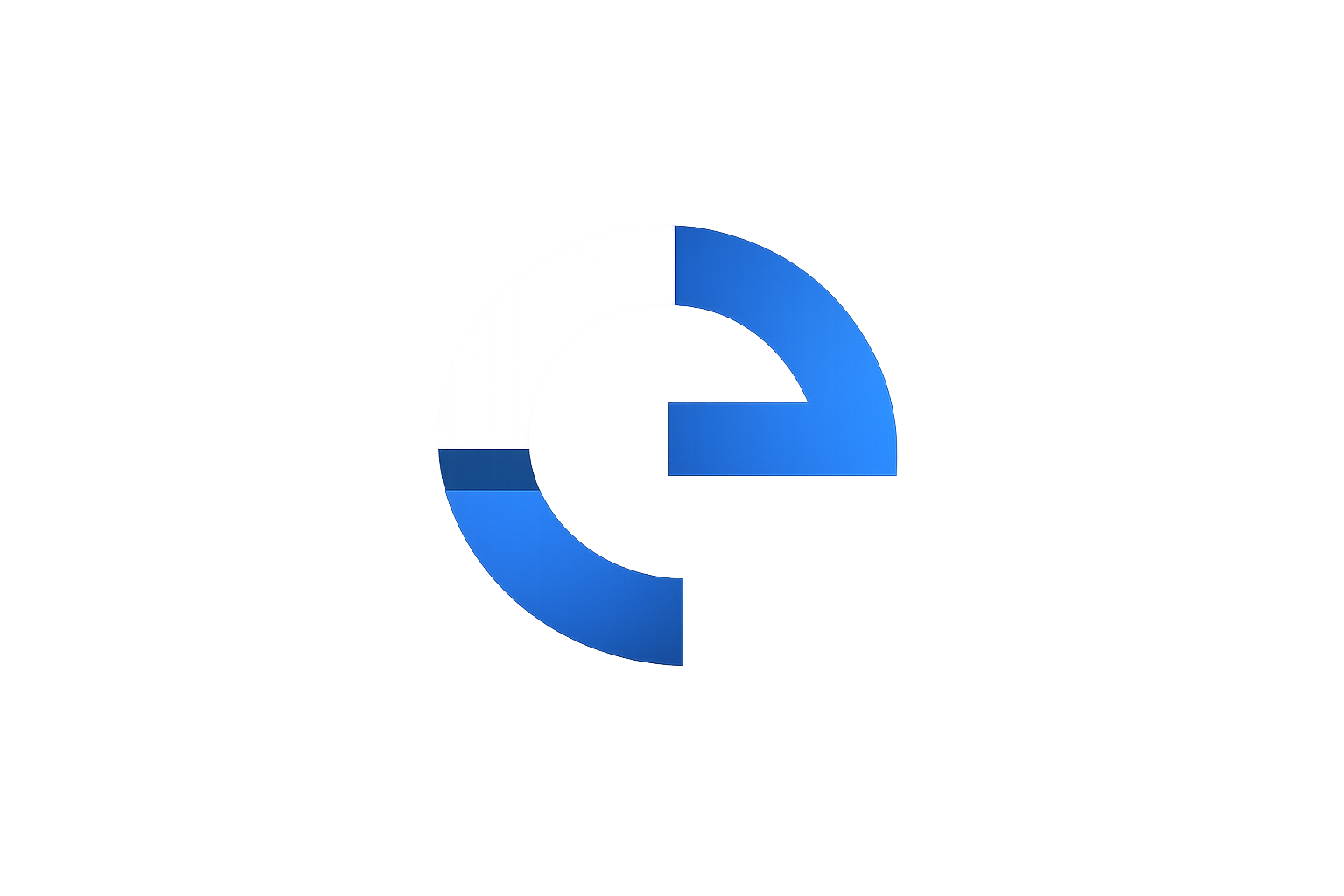 E logo